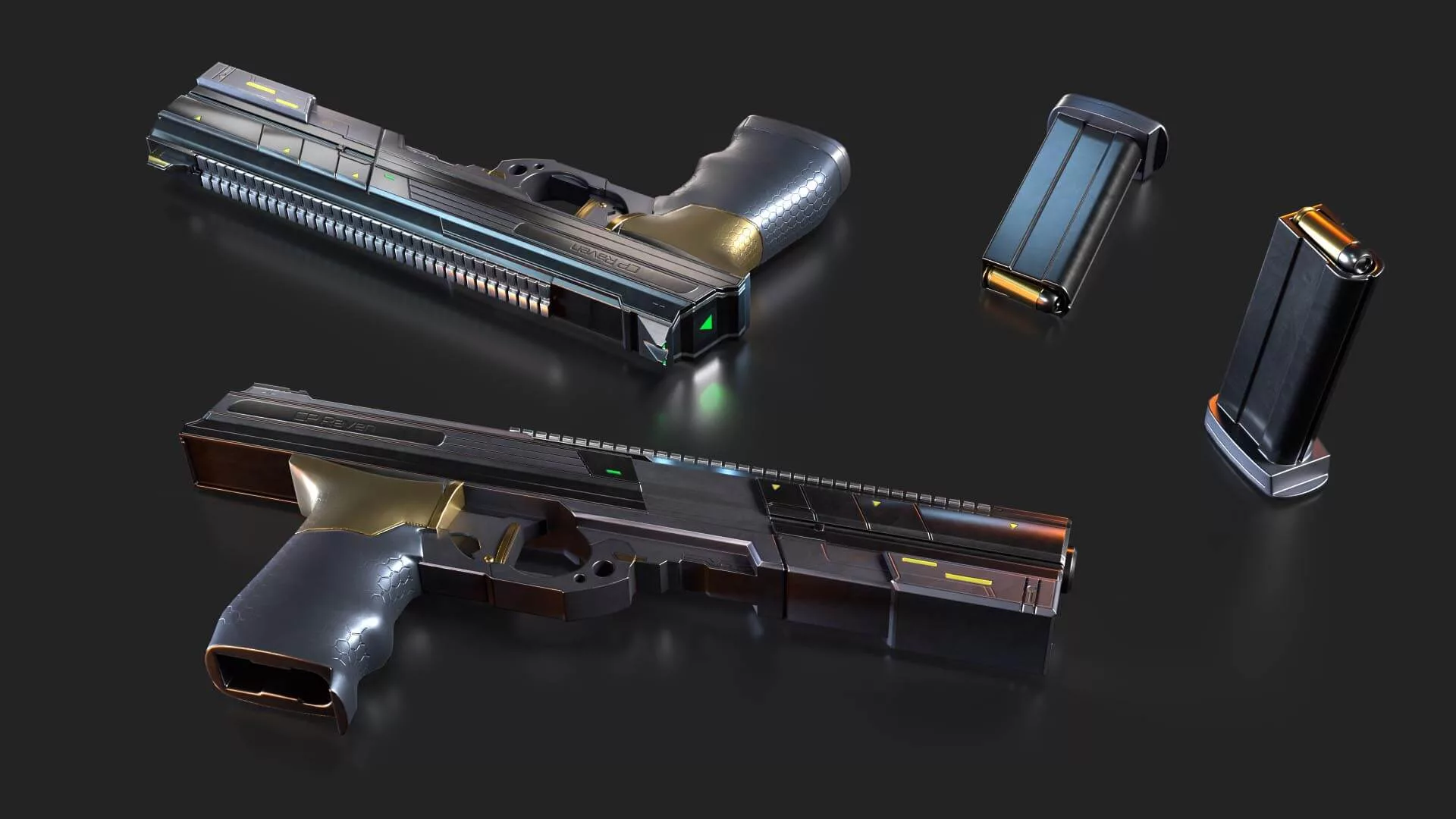 Magic Media – Semi-Stylized Gun 3